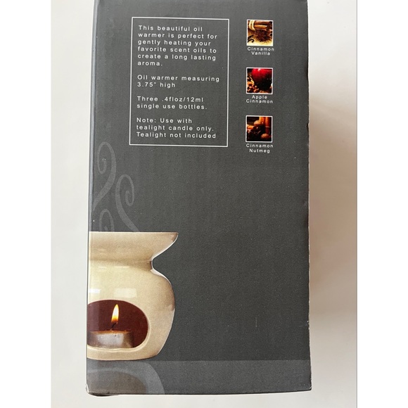 Elegant Expressions Oil Warmer Gift Set Includes 3 Essential Oils - Picture 4 of 4